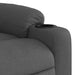 Stand Up Massage Recliner Chair Dark Grey Fabric Txblnpn