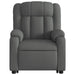 Stand Up Massage Recliner Chair Dark Grey Fabric Txbpikt