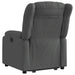 Stand Up Massage Recliner Chair Dark Grey Fabric Txbpikt