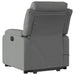 Stand Up Massage Recliner Chair Dark Grey Fabric Txbpitl