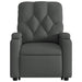 Stand Up Massage Recliner Chair Dark Grey Fabric Txbplio