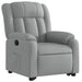 Stand Up Massage Recliner Chair Light Grey Fabric Txbpikx