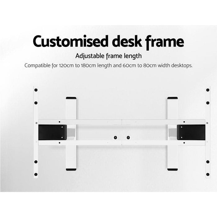 Standing Desk Electric Adjustable Sit Stand Desks White
