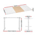 Standing Desk Motorised Electric Dual Motor Splice White