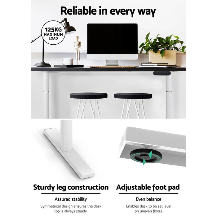 Standing Desk Sit Stand Motorised Adjustable Frame Only