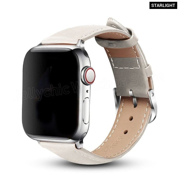 Starlight Leather Strap Bracelet For Apple Watch
