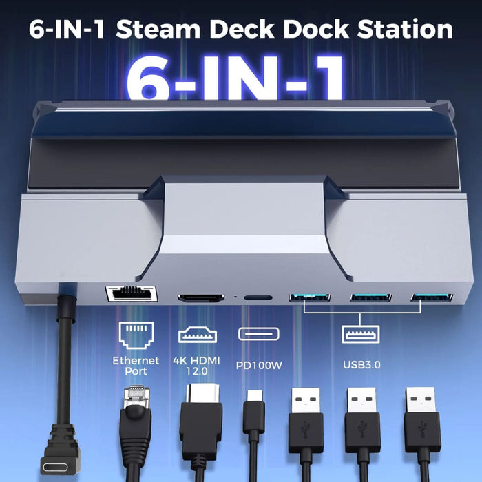Steam Deck Aluminum Docking Station Multi - function