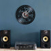 Steampunk Vinyl Record Wall Clock