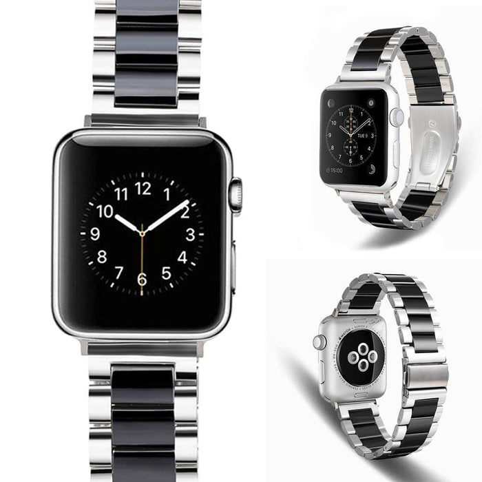 Steel Ceramic Luxury Strap Band for Apple Watch