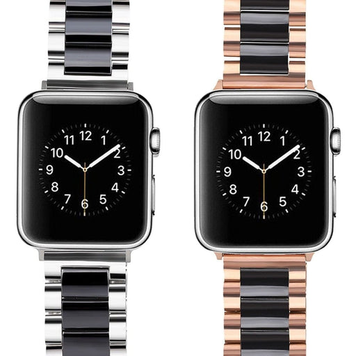 Steel Ceramic Luxury Strap Band For Apple Watch