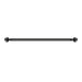 Steel Curtain Rod Quiet Rail Black