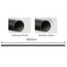 Steel Curtain Rod Quiet Rail Black