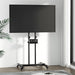 Steel Mobile Tv Stand Cart Height-adjust Up to 65’ Screens