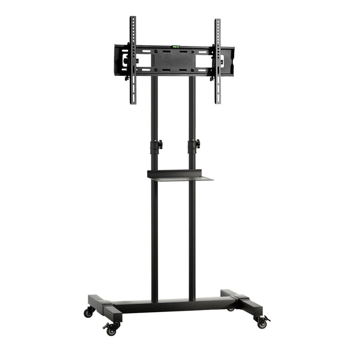 Steel Mobile Tv Stand Cart Height-adjust Up to 65’ Screens
