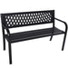 Steel Outdoor Garden Bench - Lattice