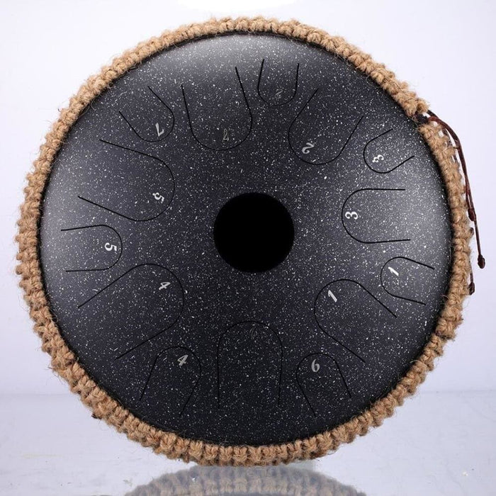 New Steel Tongue Drum 14 Inch Tone Pan Hand with Rope