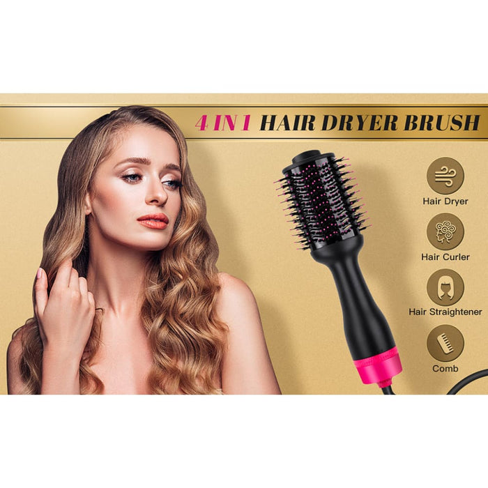 Hot Air One - step Hair Dryer Negative Ion Anti - frizz