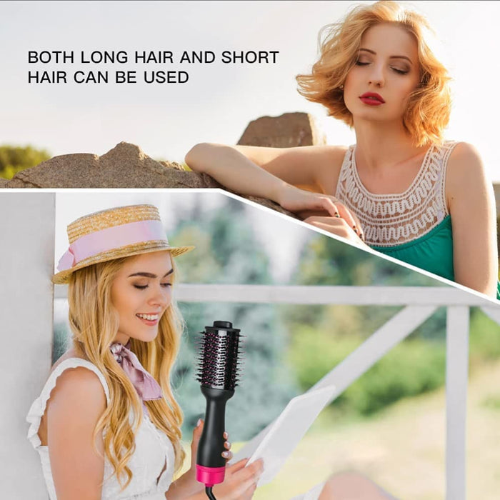 Hot Air One - step Hair Dryer Negative Ion Anti - frizz