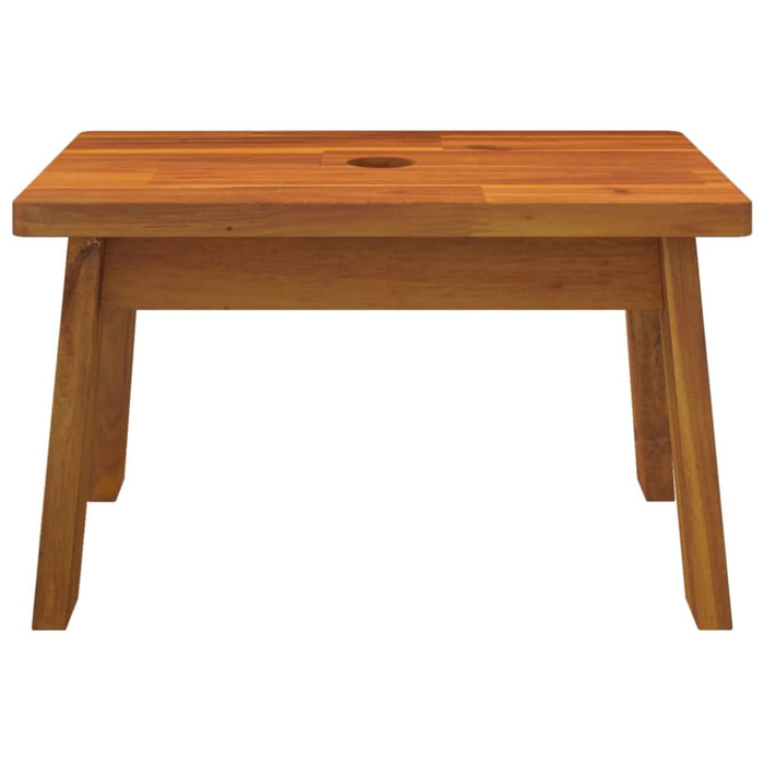 Step Stool 38x26x22 Cm Solid Wood Acacia Optttx