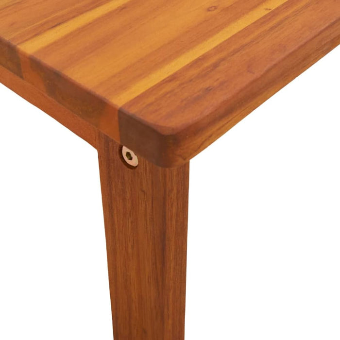 Step Stool 38x26x22 Cm Solid Wood Acacia Optttx