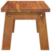 Step Stool 38x26x22 Cm Solid Wood Acacia Optttx