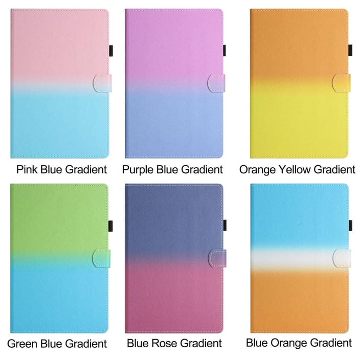 Stitching Gradient Leather Tablet Case a Long Time.