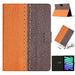 Stitching Solid Colour Flip Leather Smart Tablet Case
