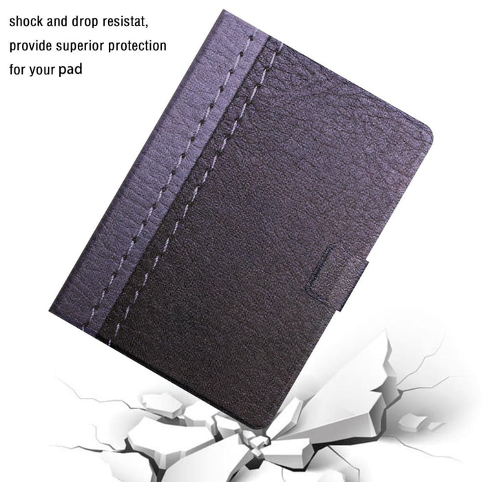 Stitching Solid Colour Flip Leather Smart Tablet Case