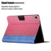 Stitching Solid Colour Flip Leather Smart Tablet Case