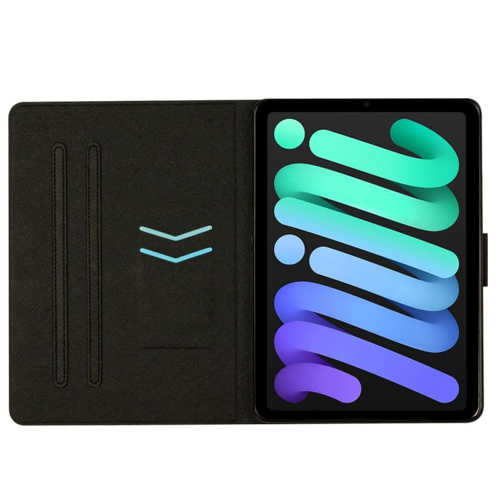 Stitching Solid Colour Flip Leather Smart Tablet Case