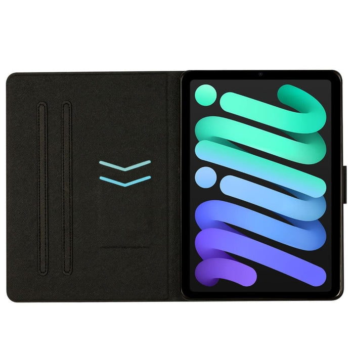 Stitching Solid Colour Flip Leather Smart Tablet Case