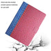 Stitching Solid Colour Flip Leather Smart Tablet Case