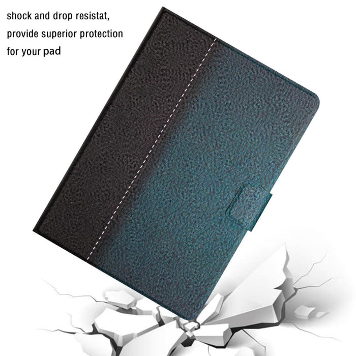 Stitching Solid Colour Flip Leather Smart Tablet Case