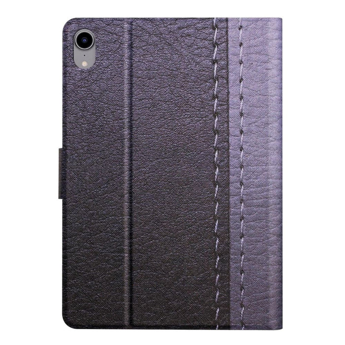 Stitching Solid Colour Flip Leather Smart Tablet Case