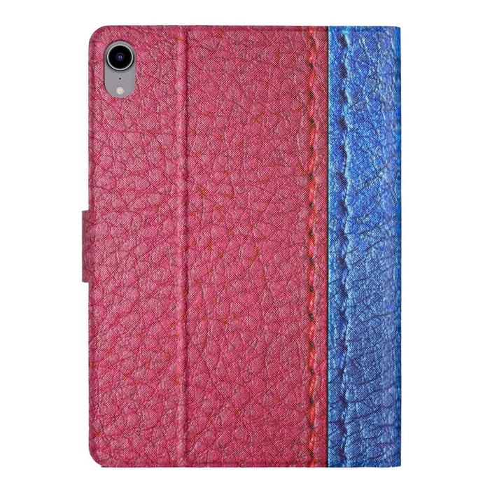 Stitching Solid Colour Flip Leather Smart Tablet Case