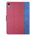 Stitching Solid Colour Flip Leather Smart Tablet Case