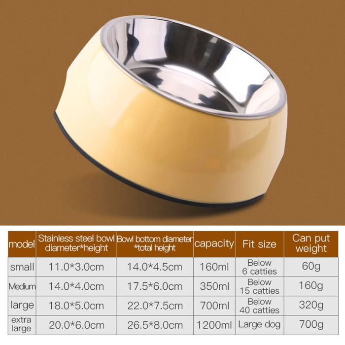 Nz Stock_pet Bowls Dog Food Water Feeder Stainless Steel