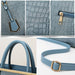 Stone Pattern Patchwork Handbag Shoulder Crossbody Bag