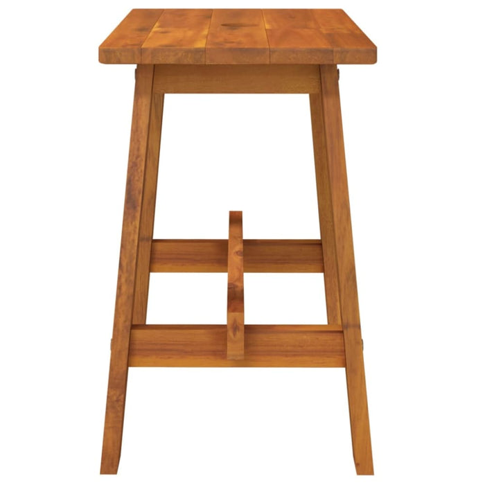 Stool 45x29x45 Cm Rectangular Solid Wood Acacia Optttb