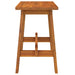Stool 45x29x45 Cm Rectangular Solid Wood Acacia Optttb