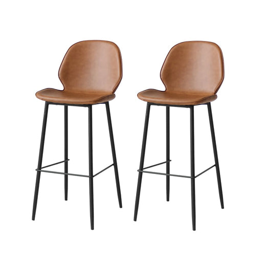 2x Bar Stool Barstools Counter Chair Pu Padded Kitchen Pub