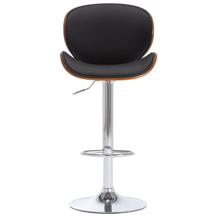 Bar Stool Black Faux Leather Xniabk