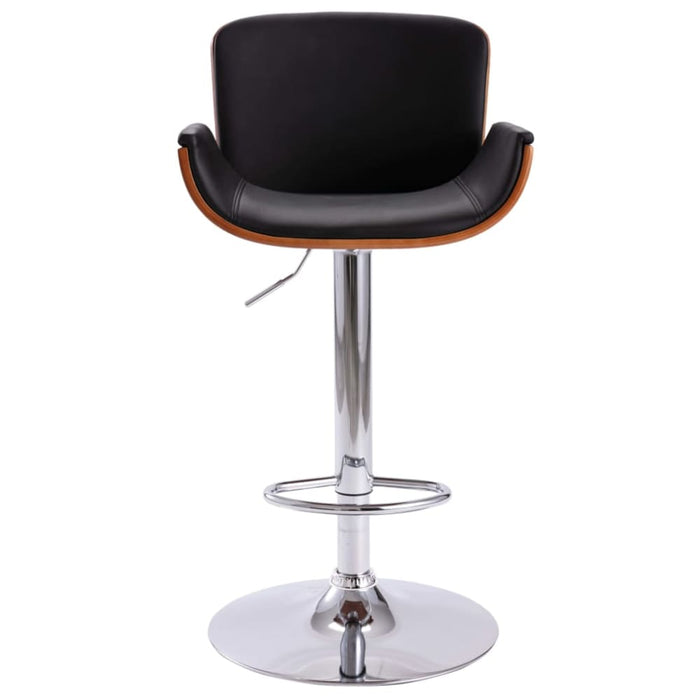 Bar Stool Black Faux Leather Xnitip