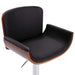 Bar Stool Black Faux Leather Xnitip
