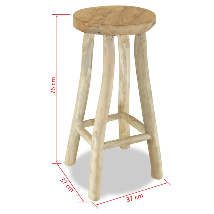 Bar Stool Solid Teak Wood Xaapap