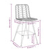 Bar Stools 2 Pcs 45x56x103.5 Cm Pe Rattan and Steel Tokatb