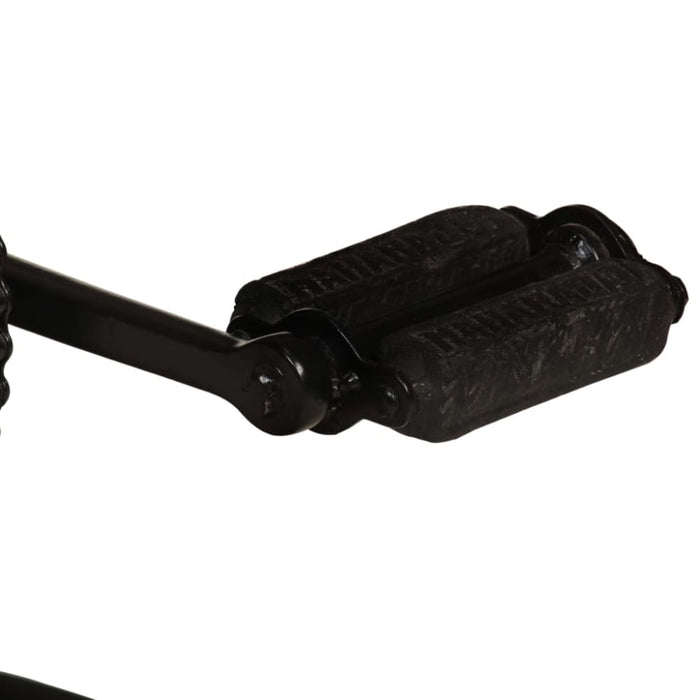 Bar Stools 2 Pcs Black and Brown Real Goat Leather Ttnxop