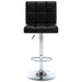 Bar Stools 2 Pcs Black Faux Leather Txtlta