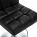 Bar Stools 2 Pcs Black Faux Leather Txtlta