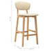 Bar Stools 2 Pcs Cream Fabric Xnktlk